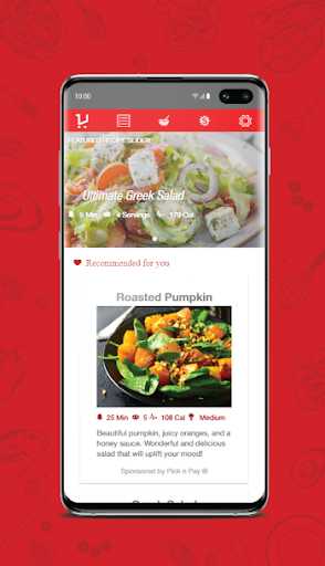 UShop1: Food Recipe App Screenshot 3 - AppWisp.com