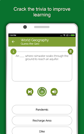Screenshot of World Geography Dictionary