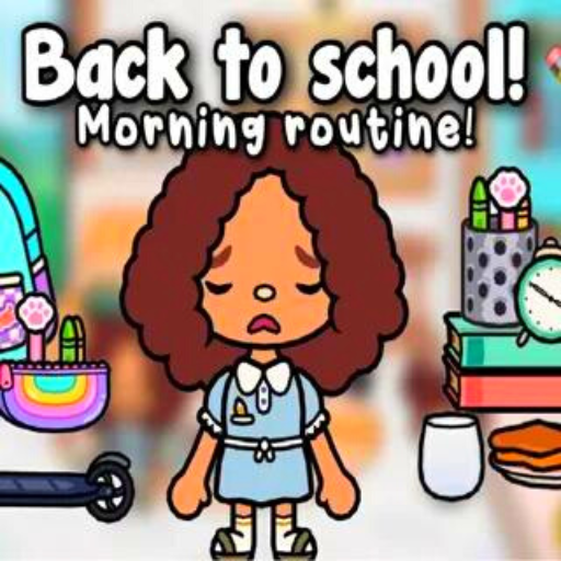 Toca Boca School Routine