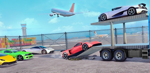Jogo de simulador de condução de transporte de carro real: simulador de  caminhão de estacionamento de carro de corrida de alta velocidade: jogo de  aventura de vôo de avião 3D grátis para