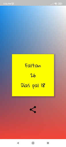 Android application ya es 18? screenshort