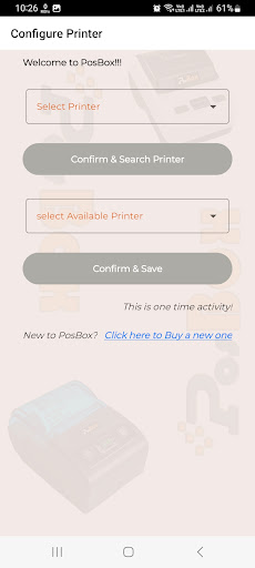 Android application PosBox screenshort