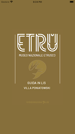 Android application Museo Villa Poniatowski in LIS screenshort