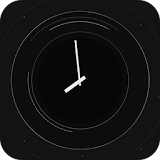 Black Orbit Clock icon