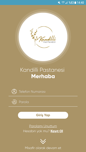 Android application Kandilli Pastanesi screenshort