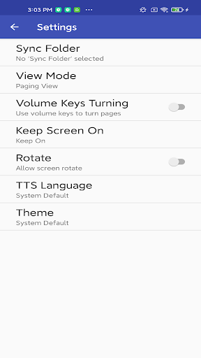 EBook Reader Screen 3