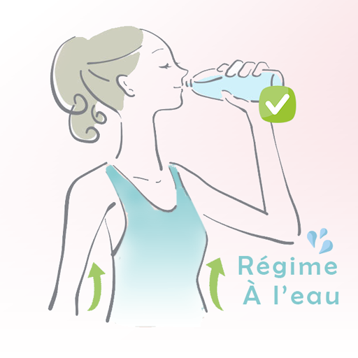 Perdre du Poids Régime à leau logo