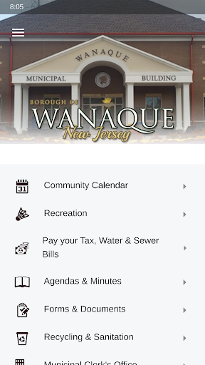 Android application Our Wanaque screenshort
