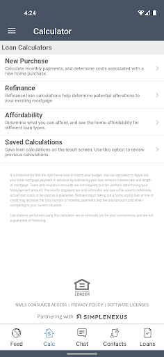Glacier Bank Mortgage Screen 2
