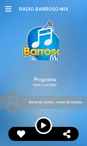 Rádio Barroso Mix Screen 2