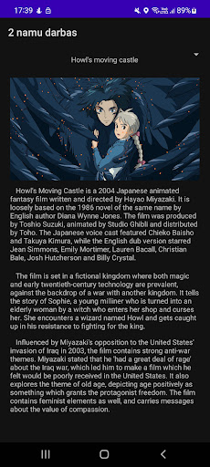 Howls moving castle Screen 2