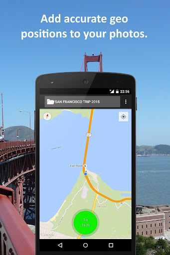Android application MapCam - Geo Camera & Collages screenshort