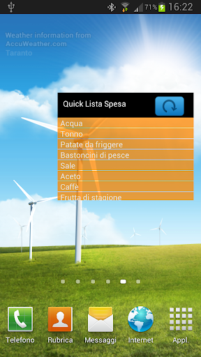 Quick Shop List Screen 3