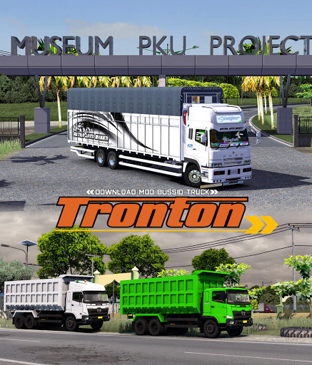 Android application Mod Bussid Truk Tronton screenshort