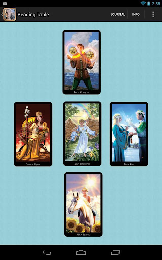 Screenshot of Witches Tarot