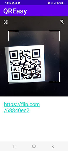QREasy: Simple QR Scanner Screen 2