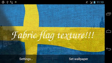 Sweden Flag Live Wallpaper