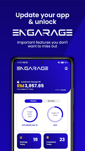 Android application ENGARAGE screenshort