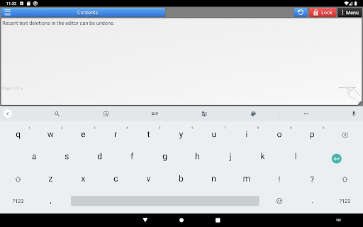 Screenshot of Notepad Pro