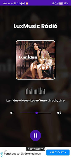 Android application LuxMusic Rádió Magyarország screenshort