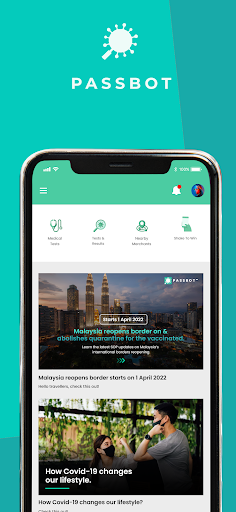 Android application Passbot International screenshort