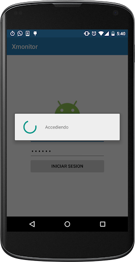 Android application Nevula CS Clientes screenshort