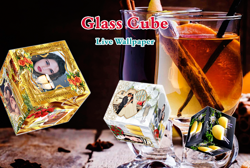 Android application Glass Cube Live Wallpaper screenshort