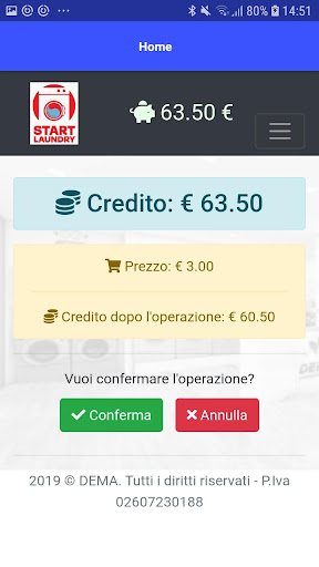 Start-Laundry Screen 2