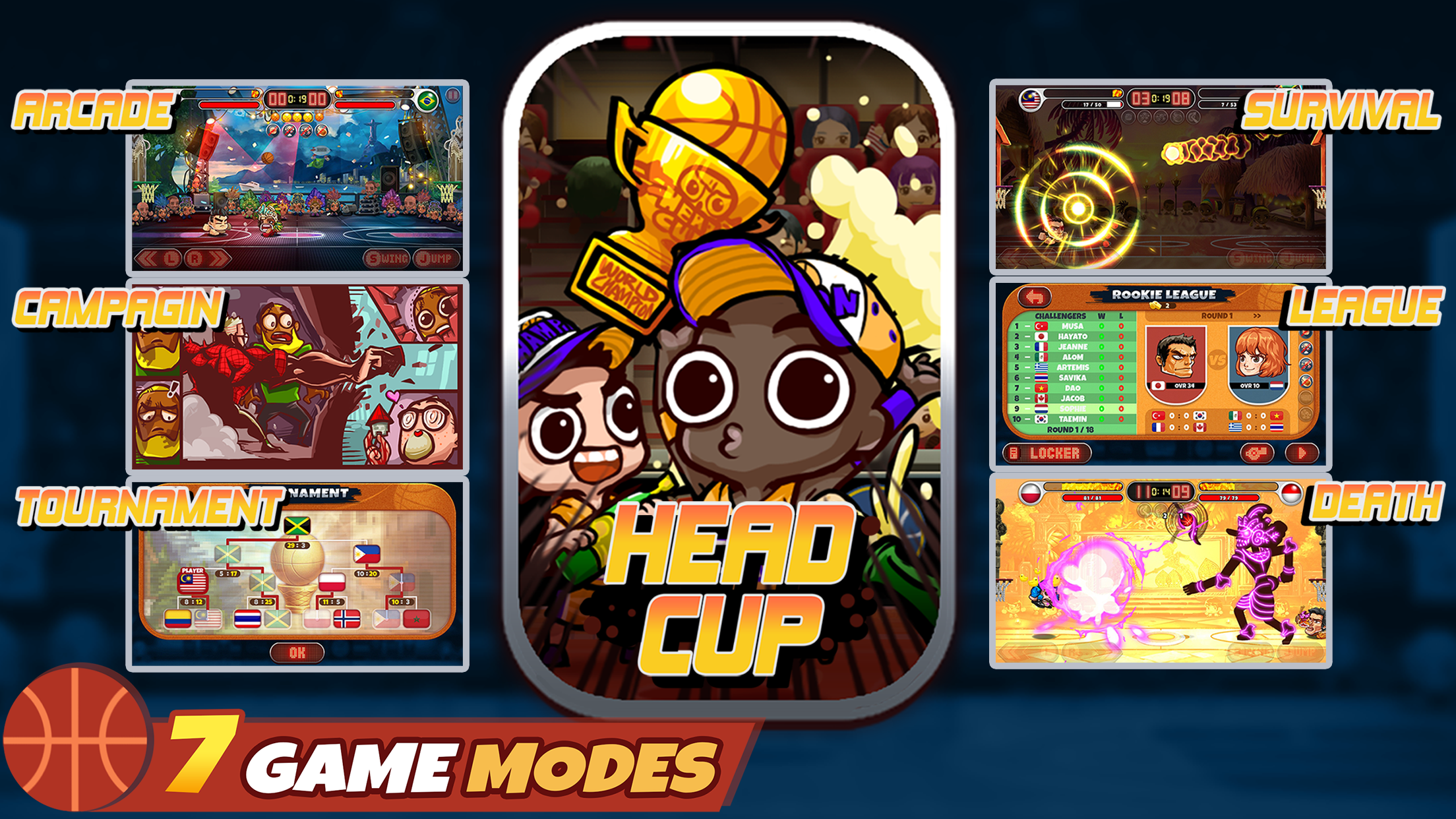 Head Basketball v4.1.0 MOD APK (Money, Characters, Unlock)