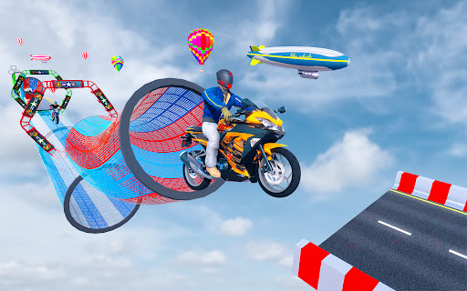 Superhero Bike Mega Ramp Stunt Screen 3