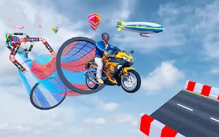 Superhero Bike Mega Ramp Stunt - Screenshot 3