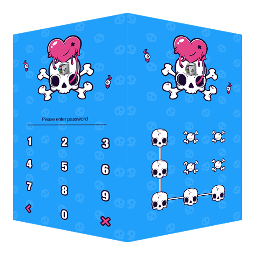 AppLock Theme Skull logo