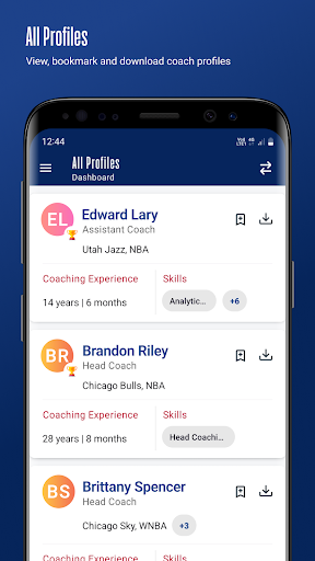 NBA Coaches Database Screen 3
