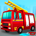Cover Image of 下载 Kids Firefighter: Fire Rescue And Car Wash Garage 1.0.12 APK