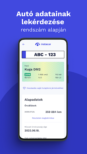 Android application Instacar screenshort