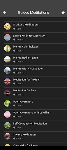Meditate and Create Screen 2