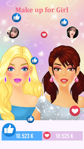 Android application Makeup Girl : Salon Game screenshort