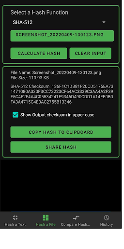 Hash King (Hash Generator) Screen 3
