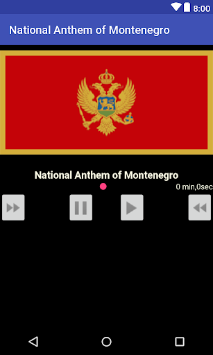 Android application National Anthem of Montenegro screenshort