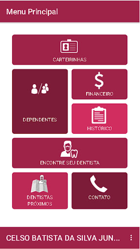 Android application Uniodonto Maringá screenshort