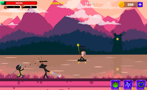 Android application Stickman Marksmanship Mayham screenshort