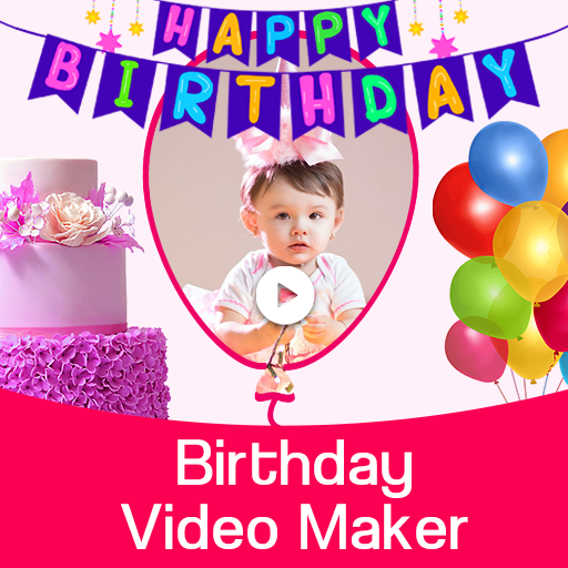 Birthday video maker with song  Icon