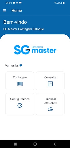 Android application SG Contagem de Estoque screenshort