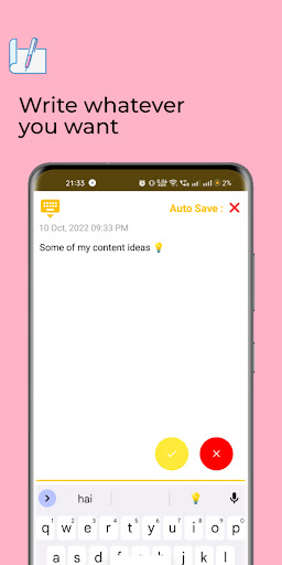 Notes Screen 3