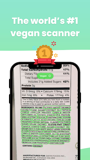 Android application Vegan Scanner - WhatsVegan screenshort