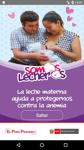 Android application Somos Lecheros screenshort