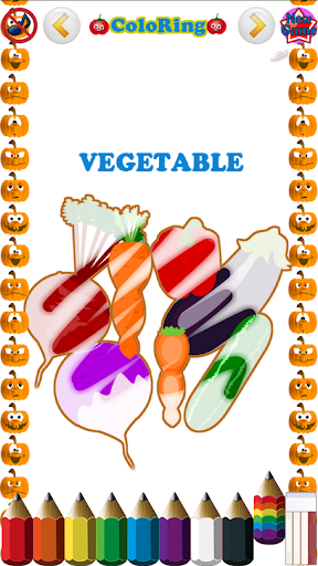 Coloring Painting - Vegetable Screen 3