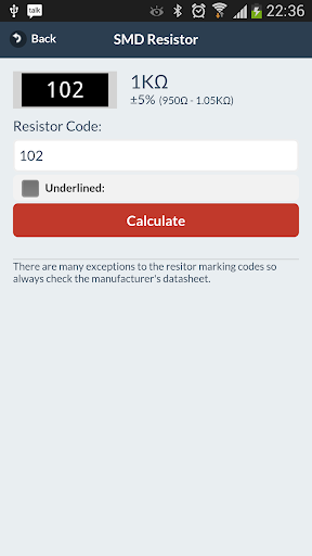 Resistance Calculator Pro Screenshot 3 - AppWisp.com