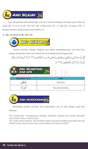 Tafsir MA Kelas 10 Indonesia screenshot 6