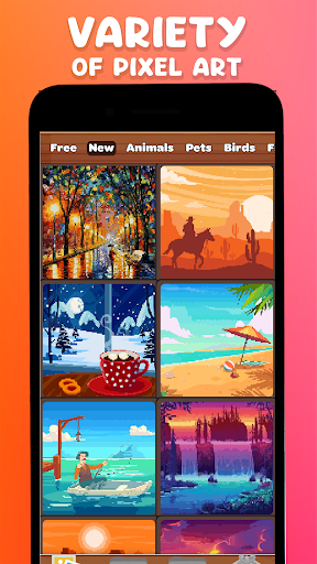 Coloring Apps: Color by Number Screen 2